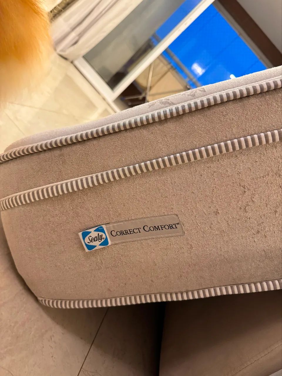 CAMA BOX COM COLCHÃO 