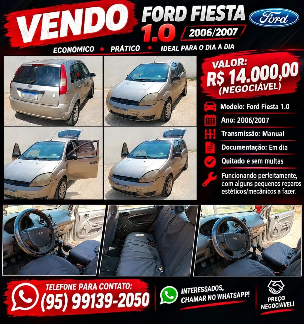 Ford Fiesta 1.0 8V 2007