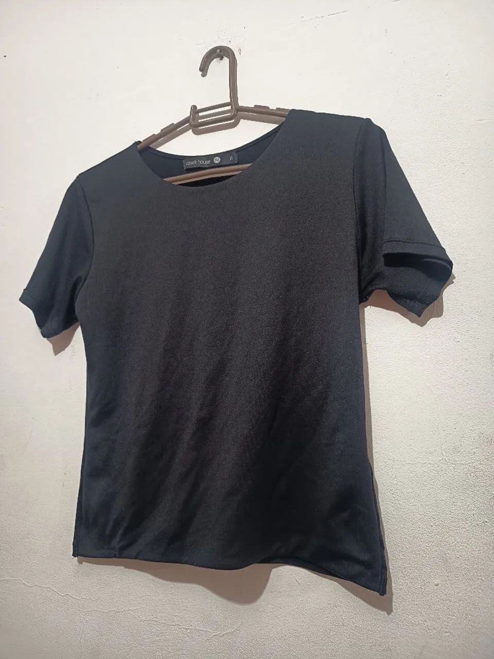 Blusa cropped C&A preta M - Foto 2