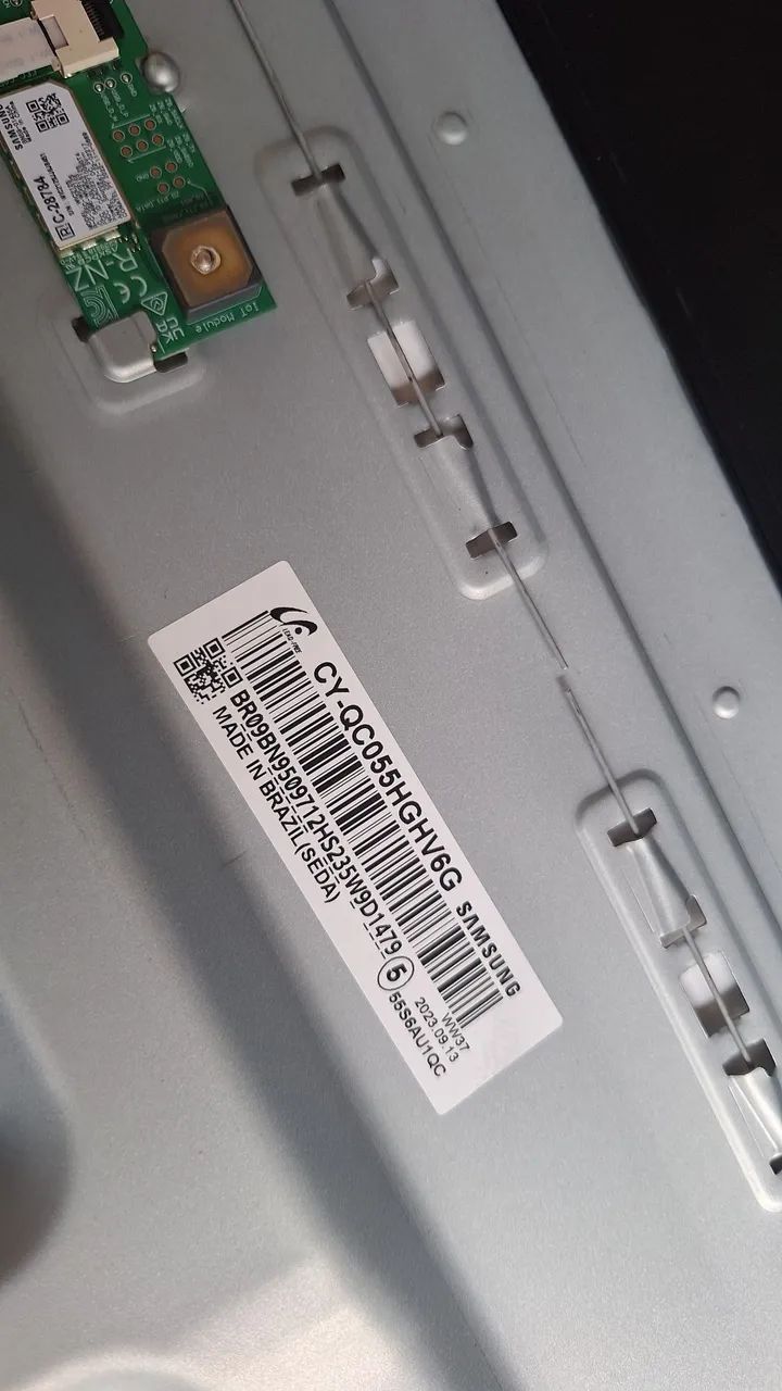 Tv sansung qled 4k com defeito na tela - Foto 2