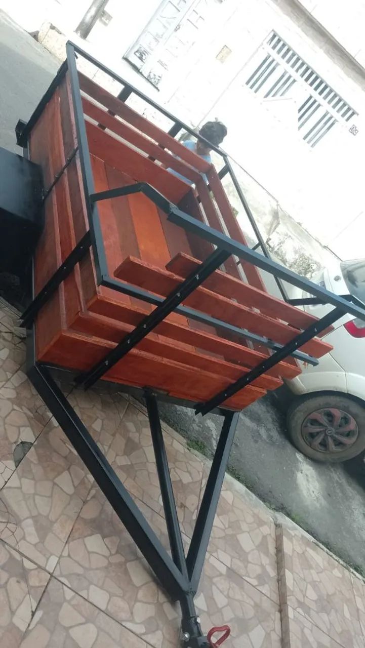 Reboque carrocinha engate 