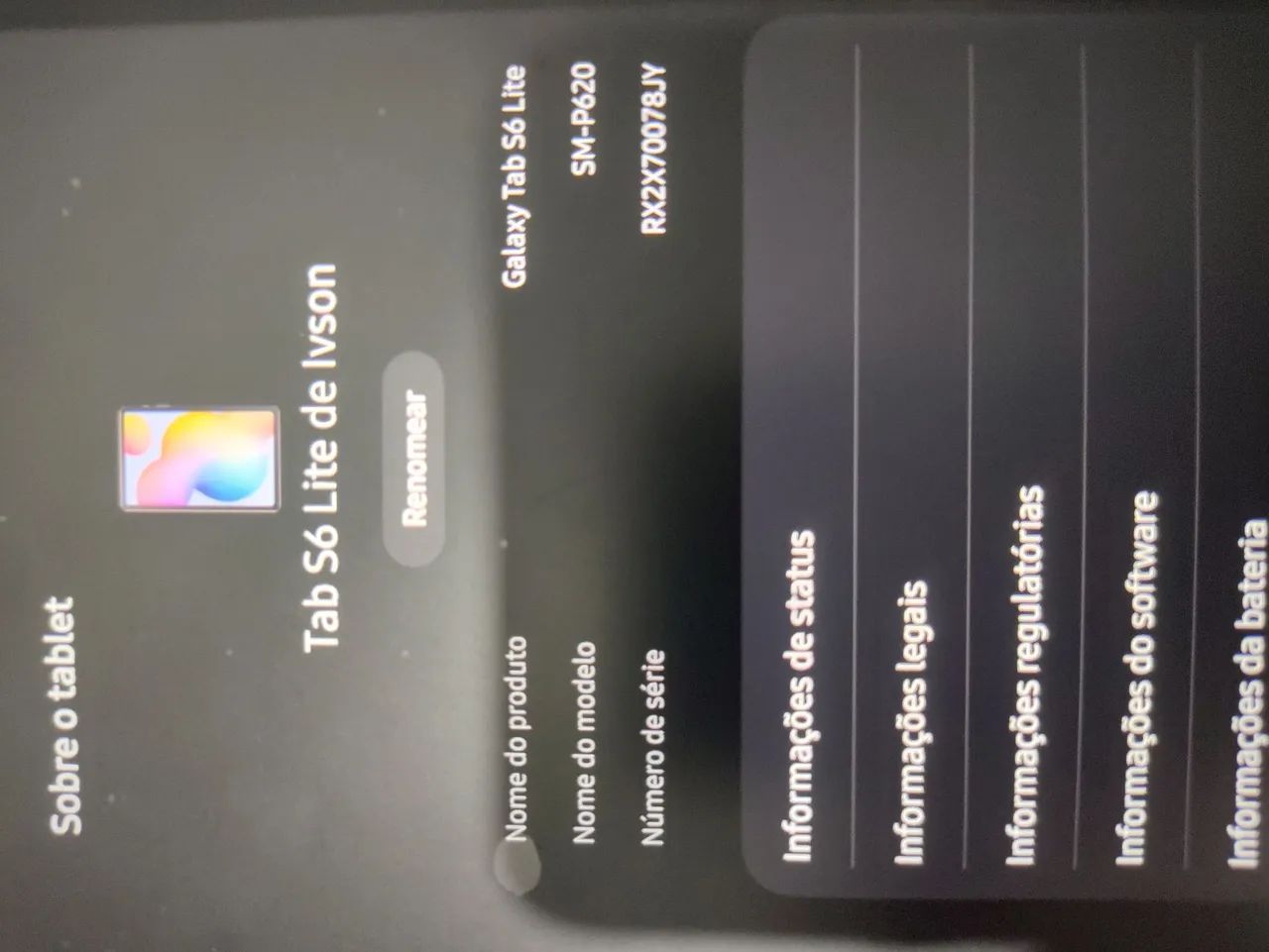 TAB S6 LITE 2024 + SPen e capa originais - Foto 4