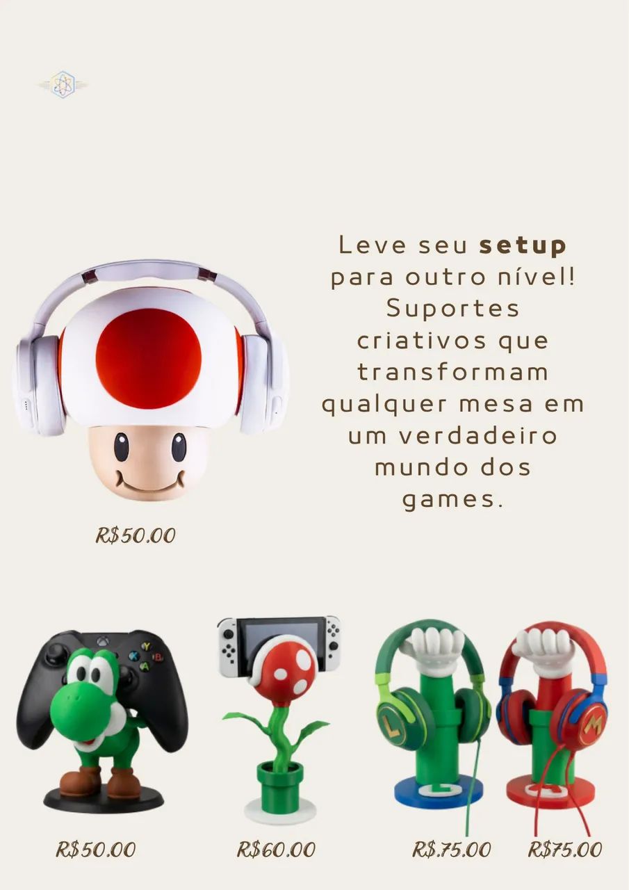 Suporte de headset/ impressos em 3D  - Foto 2