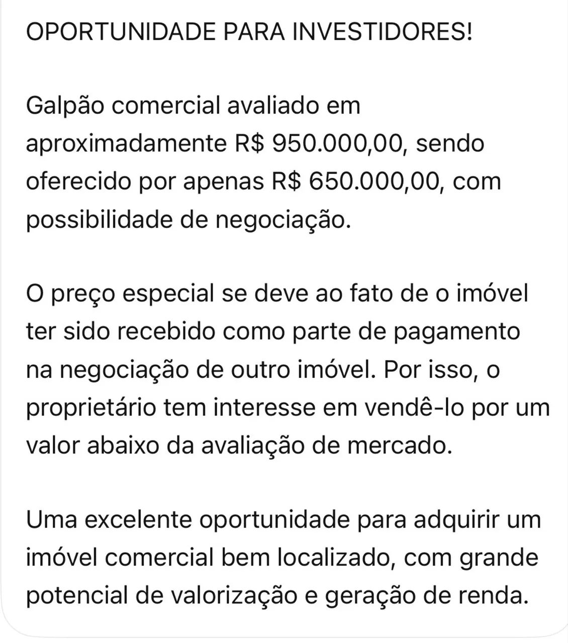 Galpão Comercial para Investidor - Foto 4