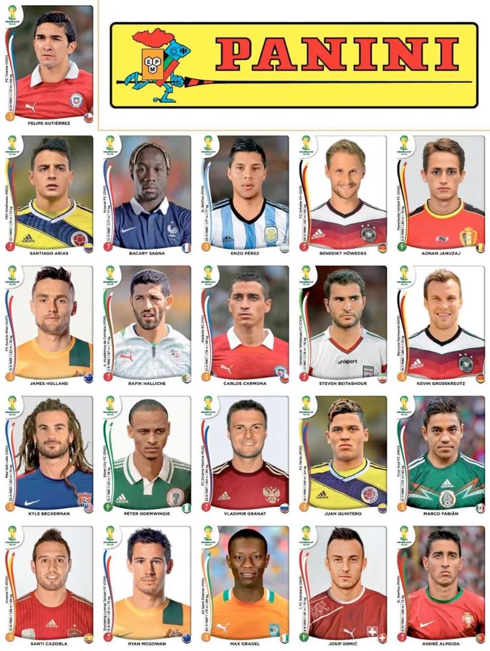 KIT ATUALIZAÇÃO COPA 2014