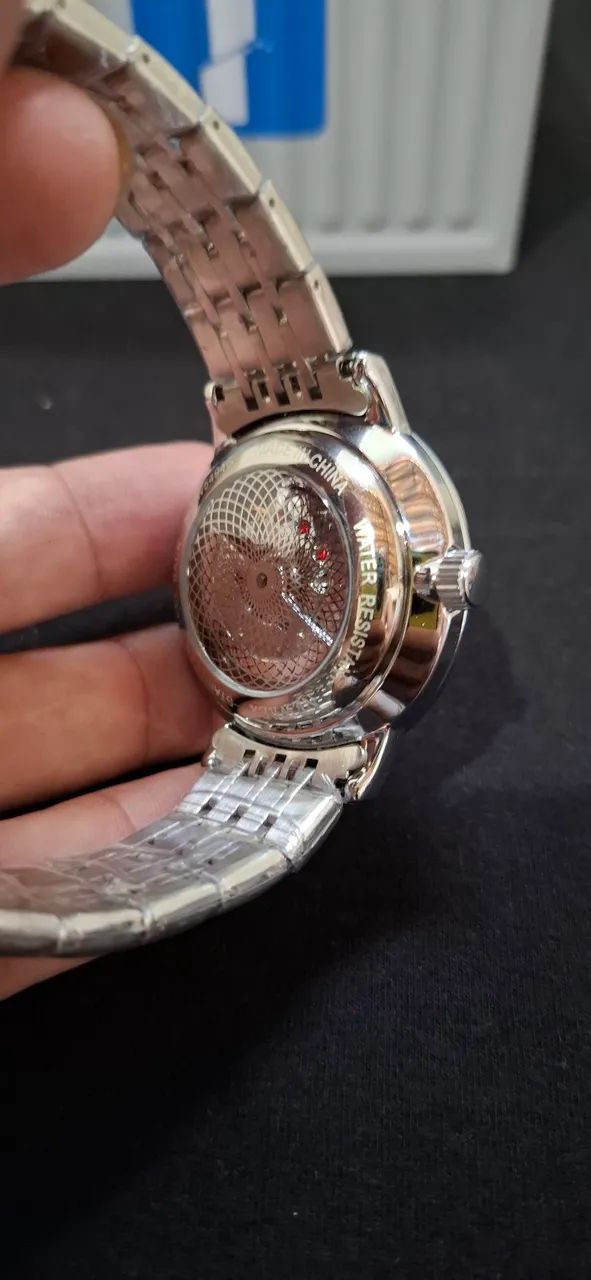 Relógio de luxo automático, a prova de água, novo lacrado.  - Foto 3