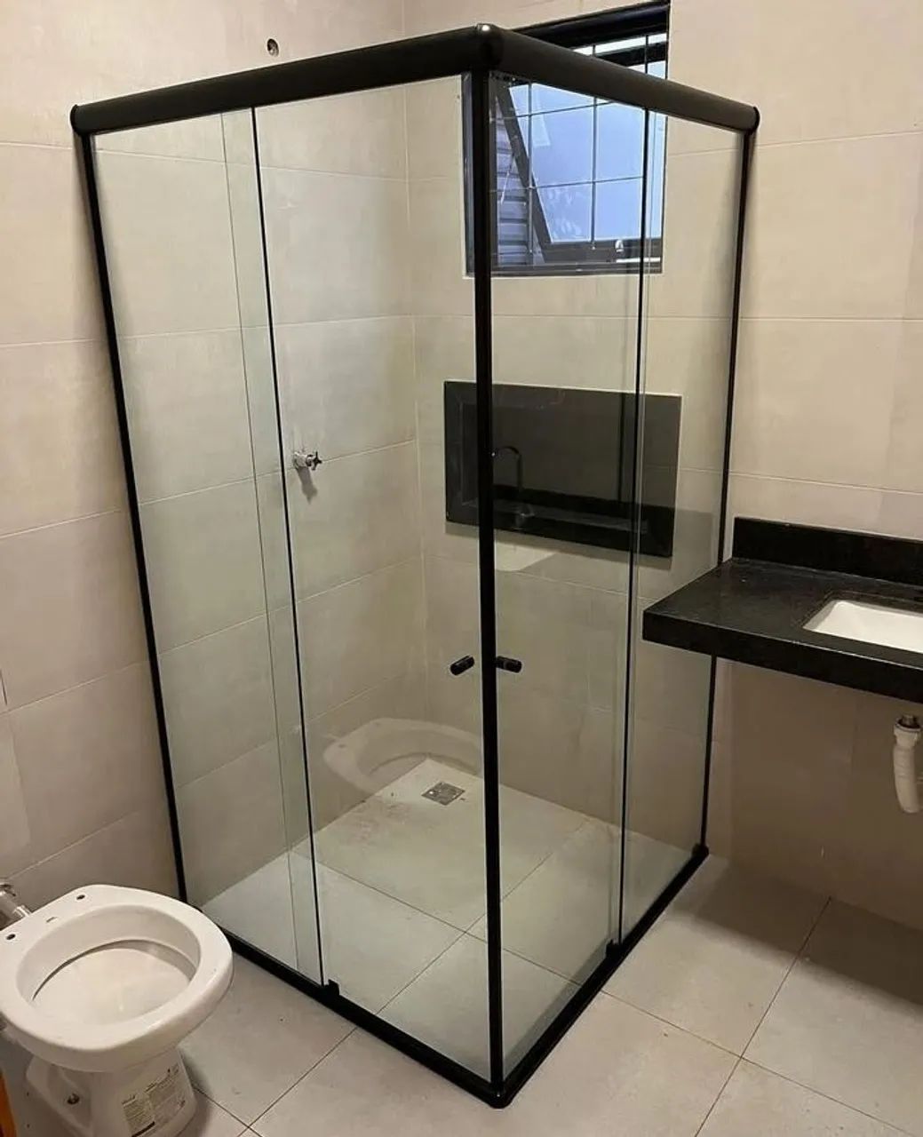 BOX DE BANHEIRO DE CANTO