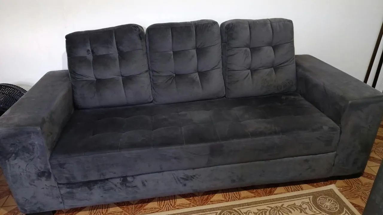 Vendo sofá 3 lugares  - Foto 2