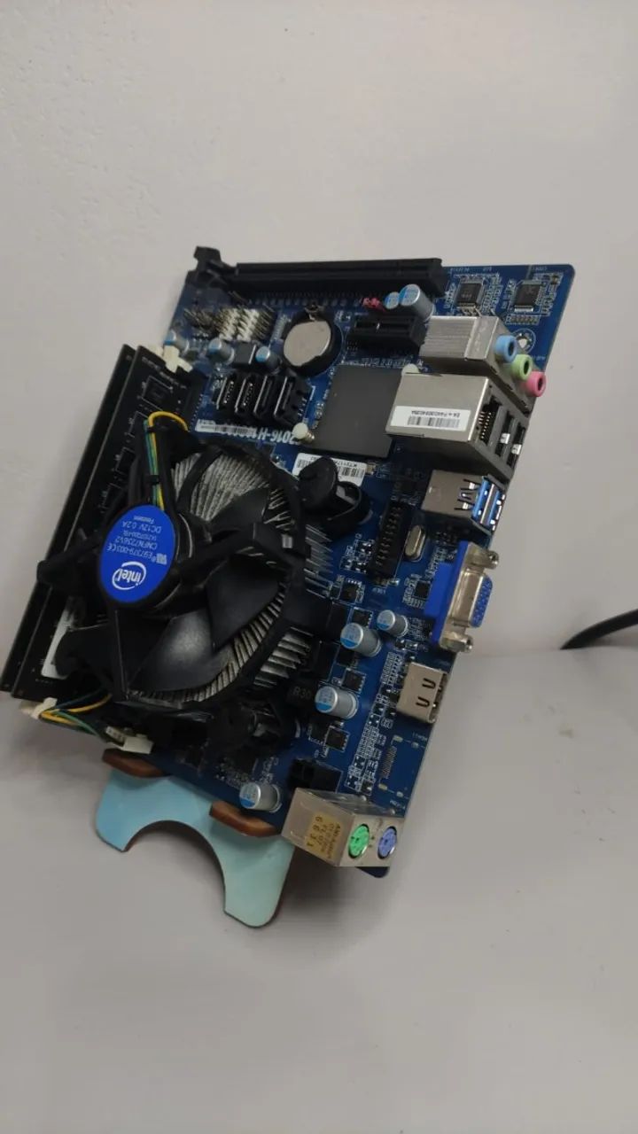 Kit  I3-7100 placa  1151 8gb ddr4 - Foto 2