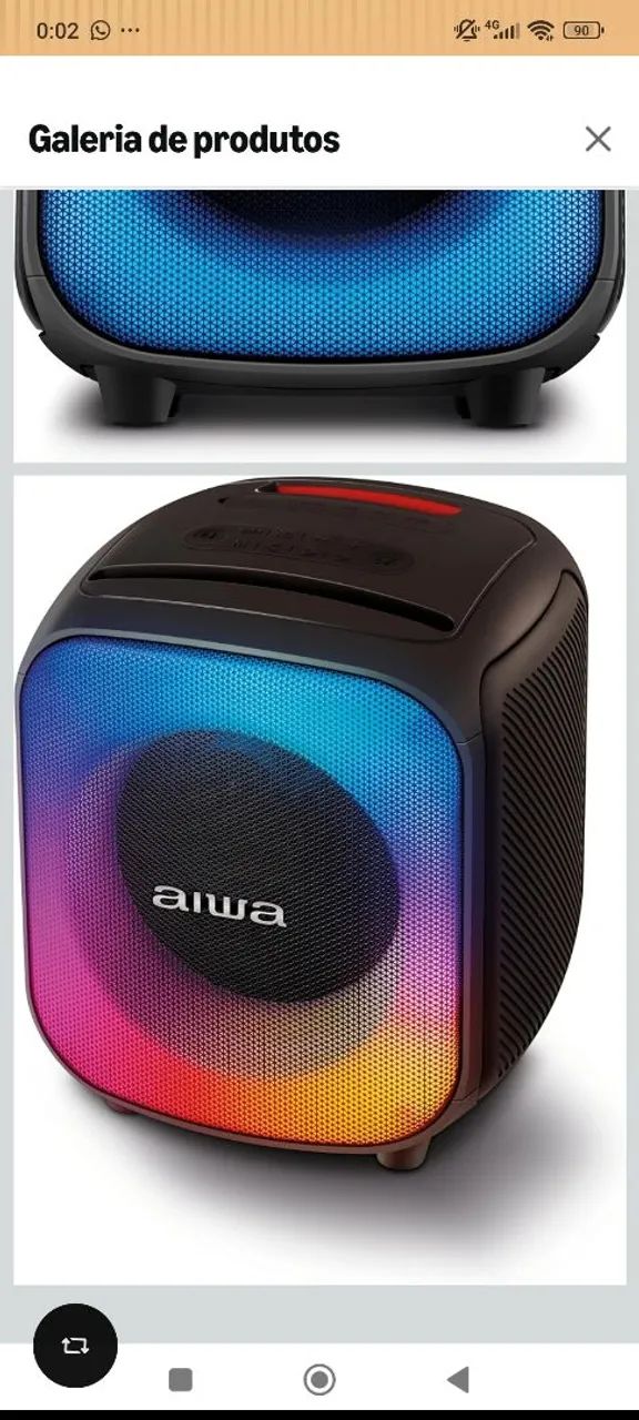 Caixa de som aiwa - Foto 3