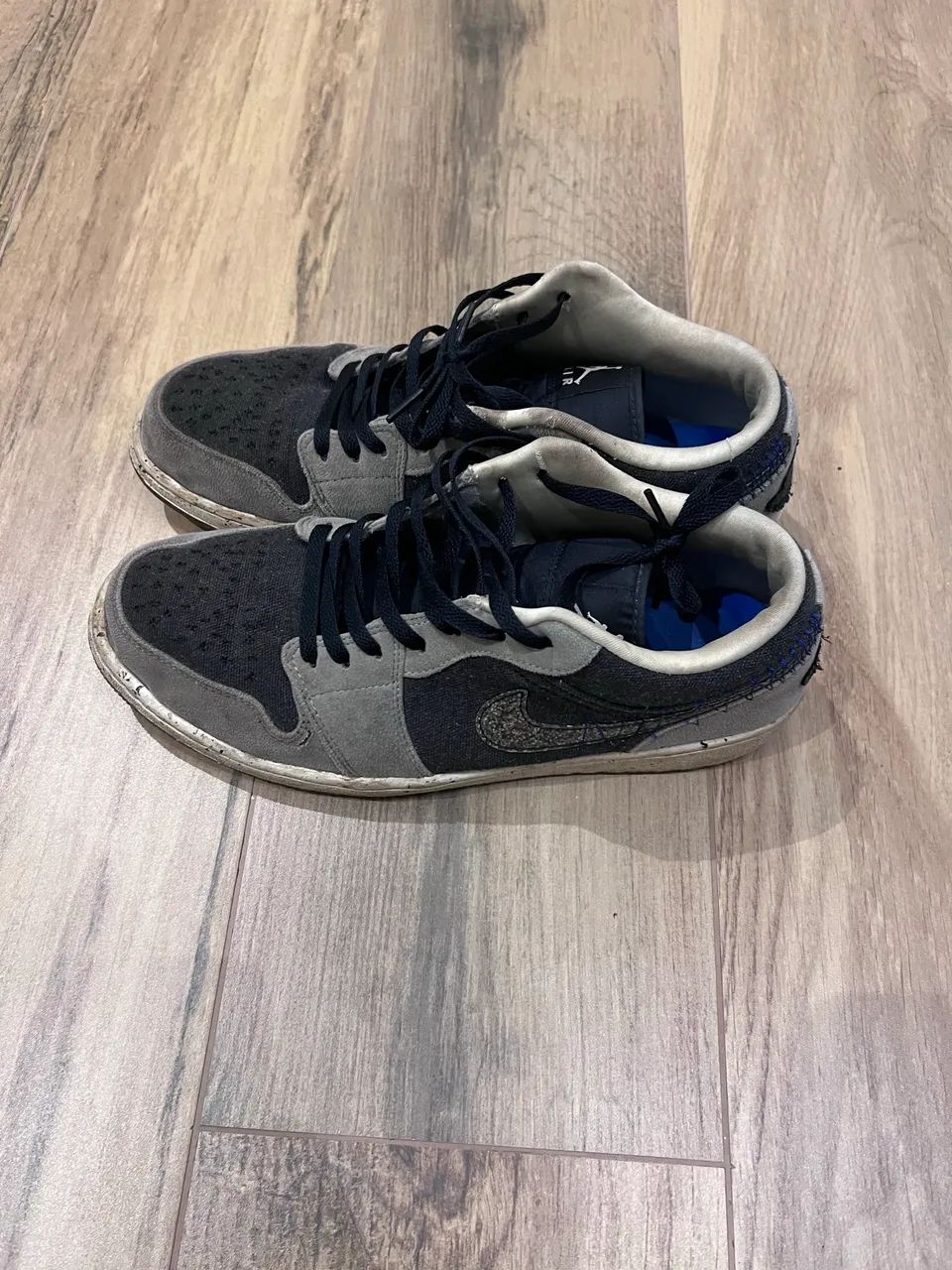 Air jordan 1 cinza  - Foto 5