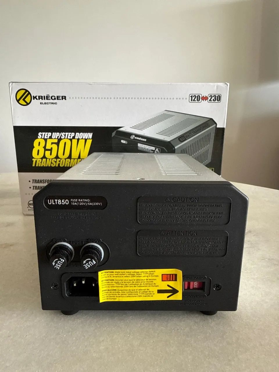  Transformador de tensão Kriëger ULT850 watts