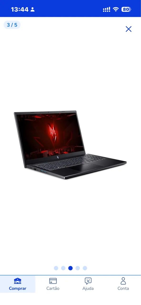 Vendo notebook gamer Acer Nitro 5  - Foto 5