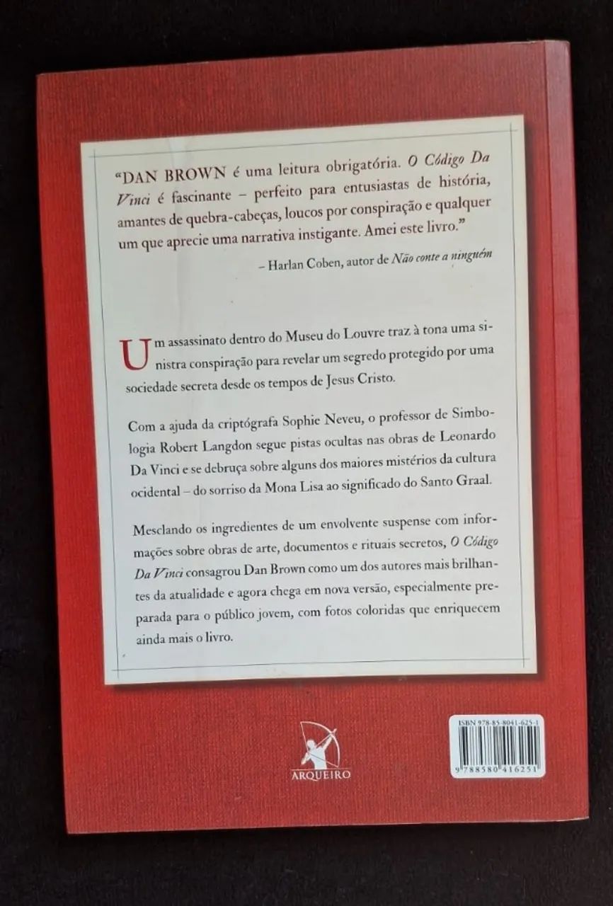 Livro Dan Brown -  O Código da Vinci  - Foto 3