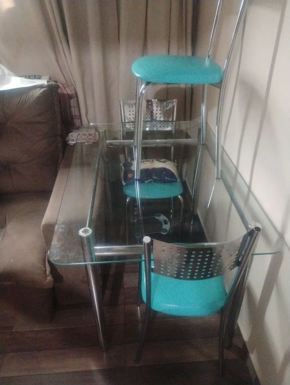 Mesa de vidro 