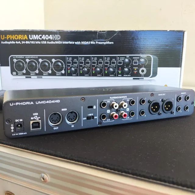 Interface Behringer UMC404HD - Instrumentos musicais - Região dos