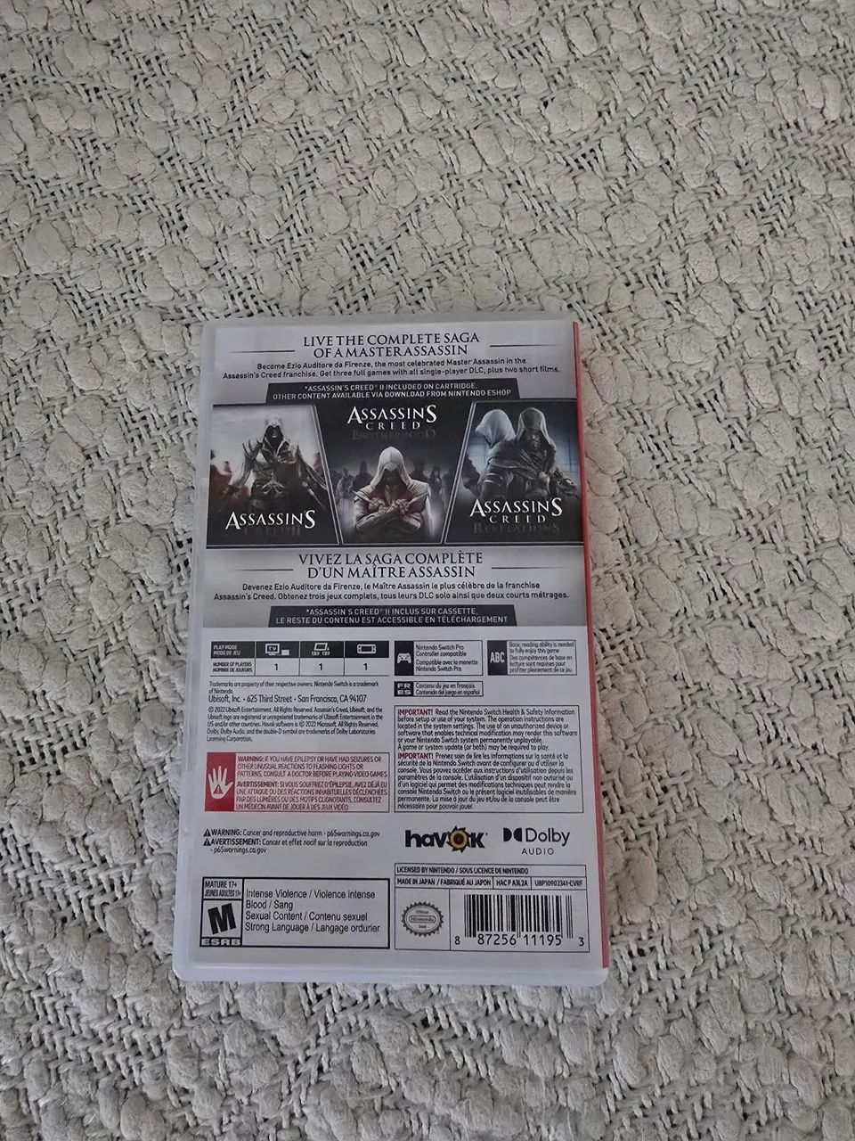 Jogo Assassins Creed The Ezio Collection para Nintendo switch - Foto 2