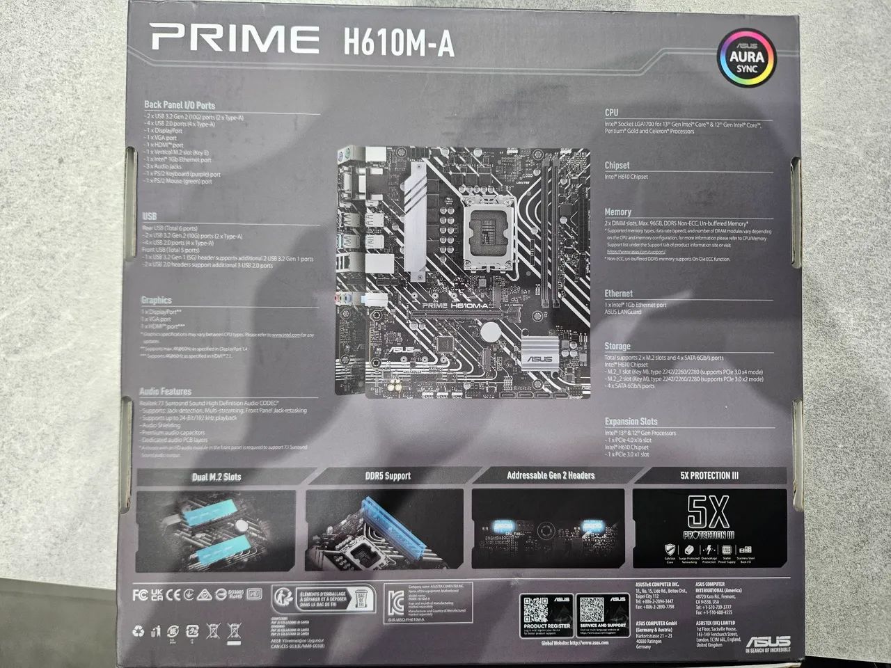 Kit Intel Core I7 12700f + Placa mãe Asus H610m DDR5 - Foto 2