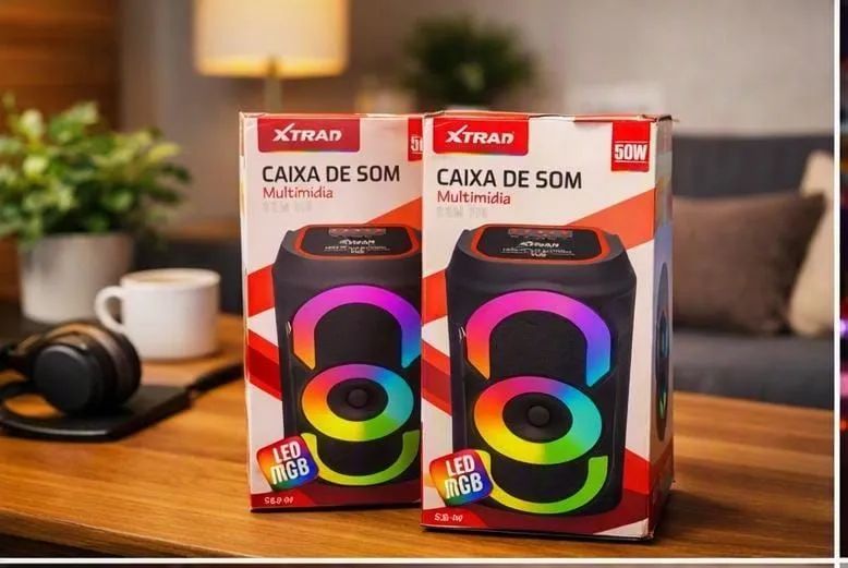 Caixa de som Multimídia sem fio bluetooth 50w  - Foto 4