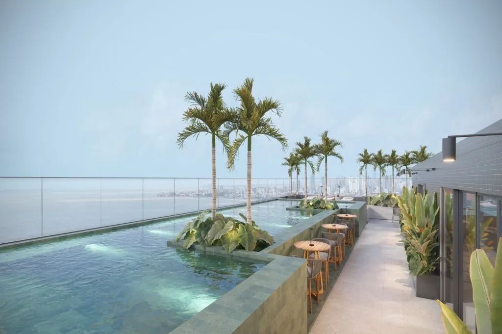 Flat mobiliado de 29 m² em Intermares, com 1 quarto, rooftop com piscina, lazer completo e - Foto 4