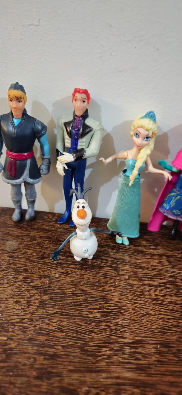 Bonecos Frozen  Disney/Mattel (7 peças)  - Foto 2