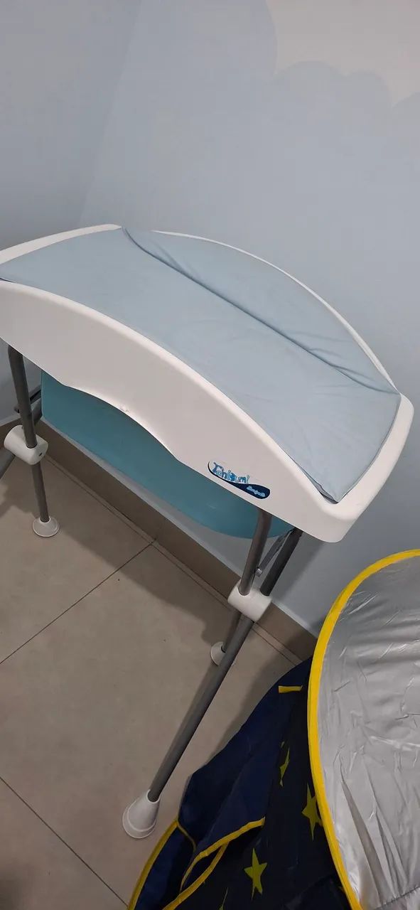 Banheira com trocador
