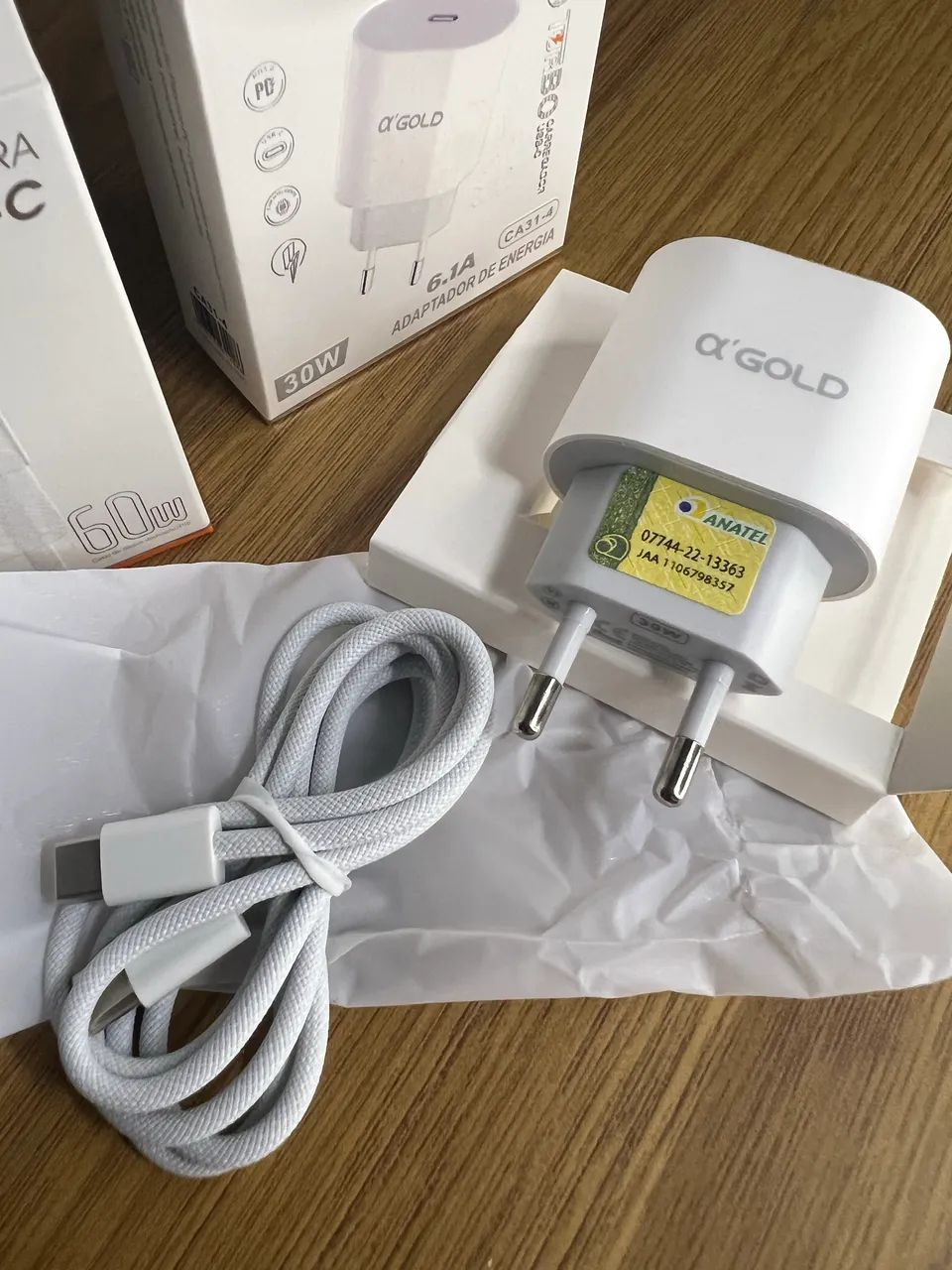 Carregador 30w Compatível iPhone 15 16 17 Pro Pro Max Turbo