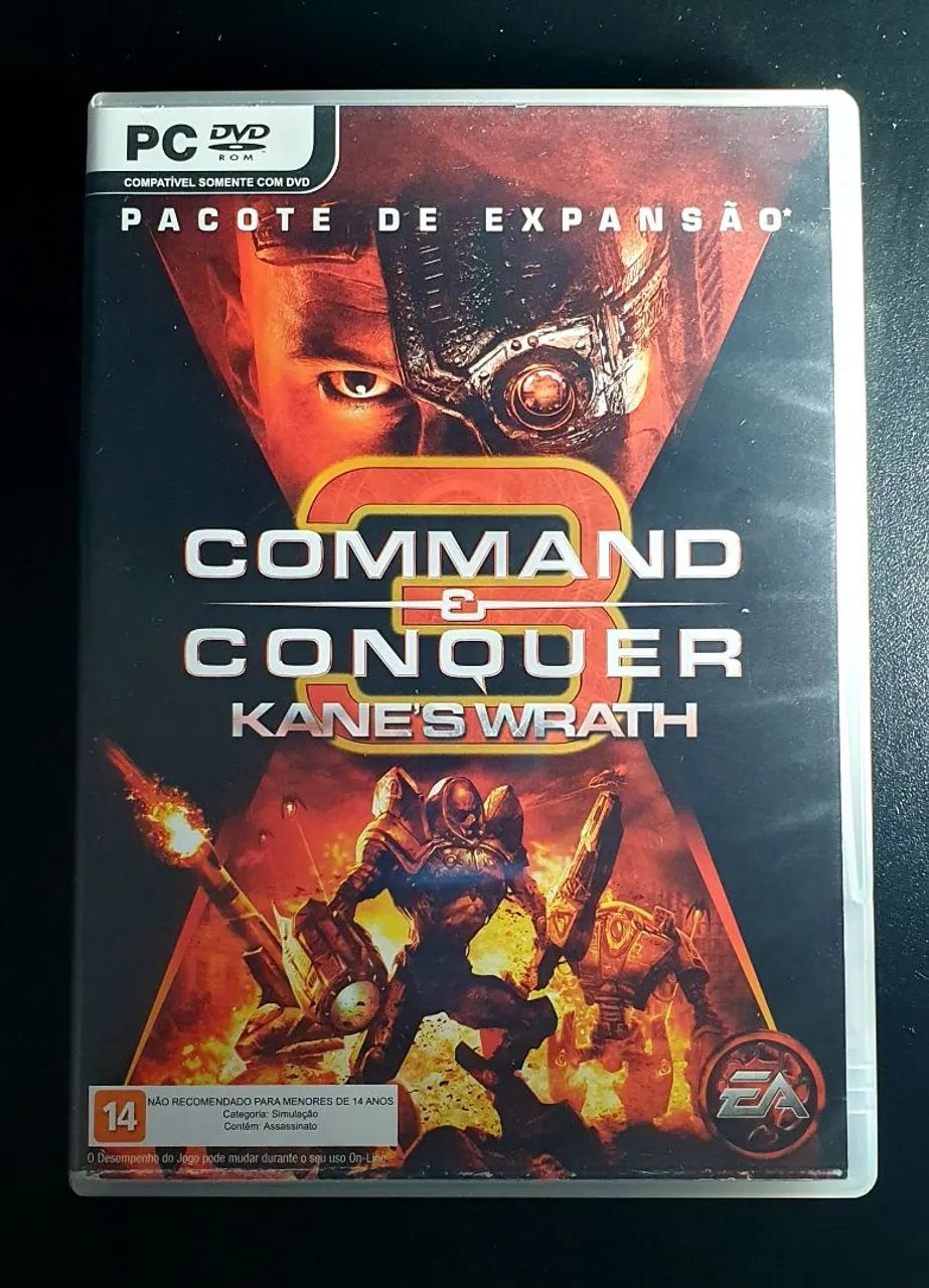 PACOTE DE EXPANSÃO COMMAND E CONQUER 3 KANES WRATH PC