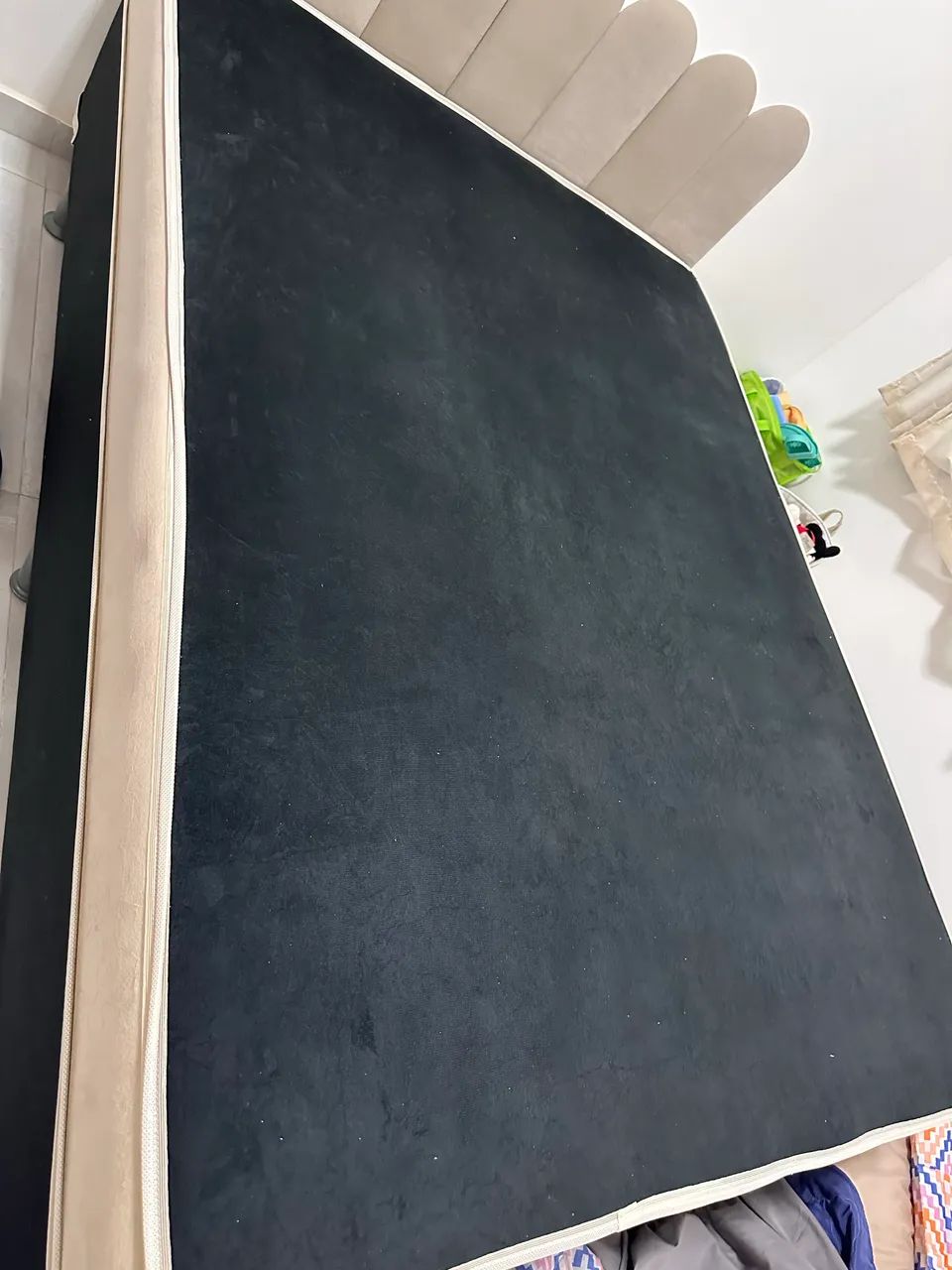 Vendo cama box de casal ortopédica. - Foto 4