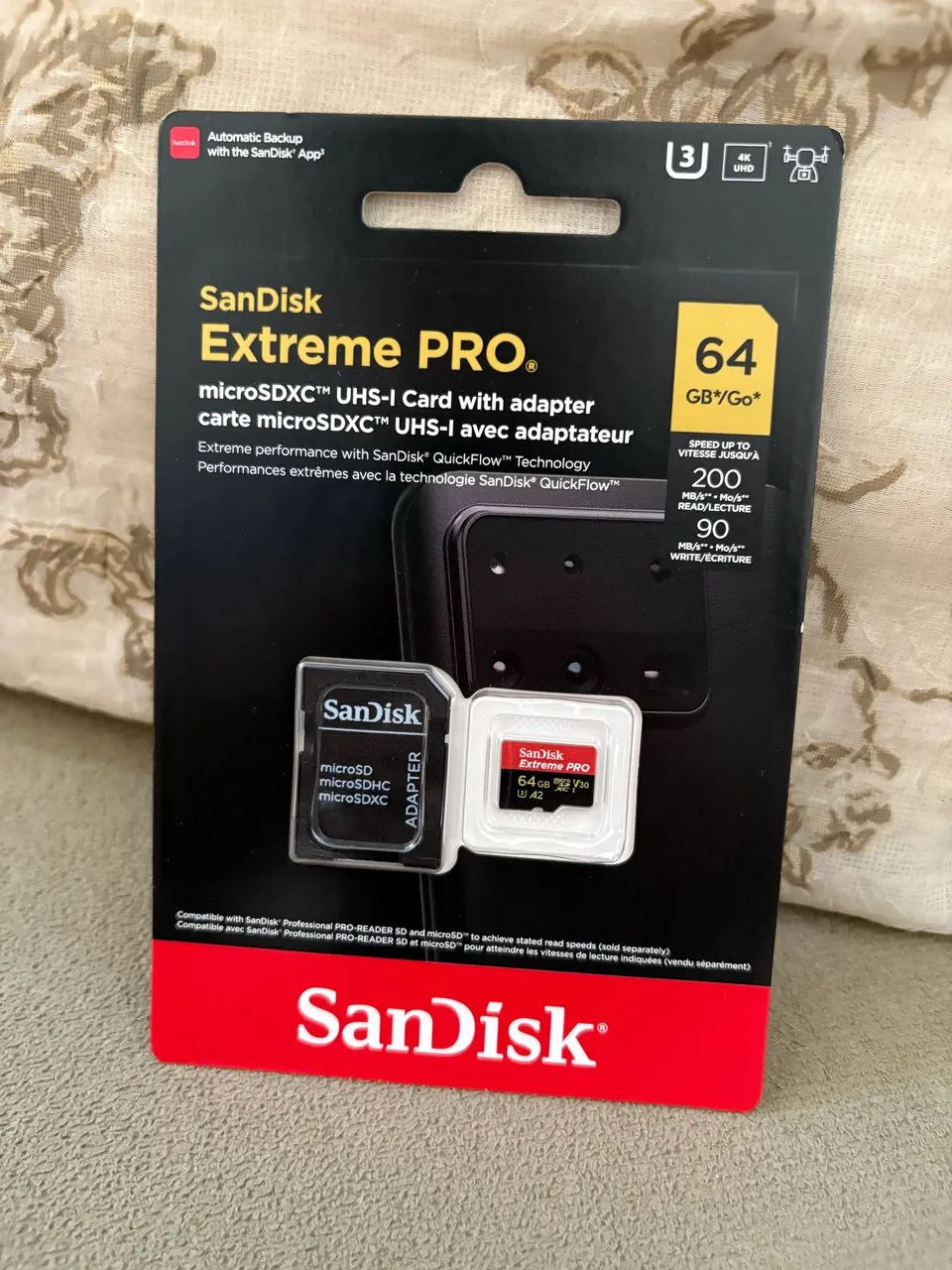 Micro sd sandisk xtreme pro 64