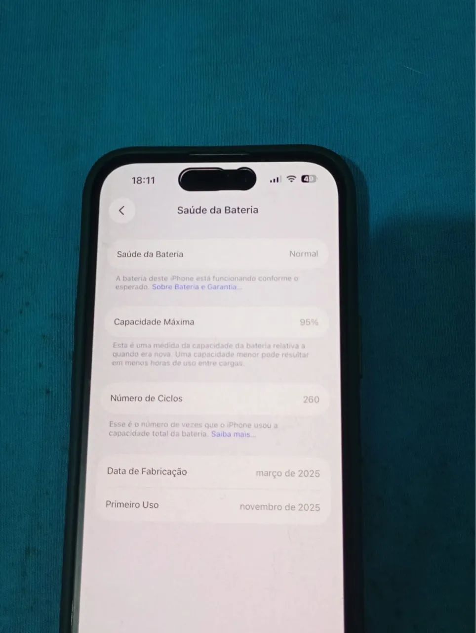 iPhone 15 está novinho 