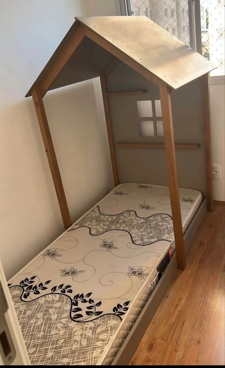 Cama Montessori casinha 