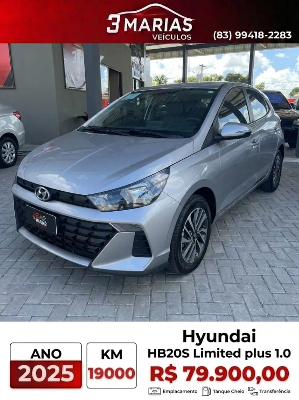 Hyundai Hb20S LIMITED 1.0 TB FLEX 12V AUT. 2025