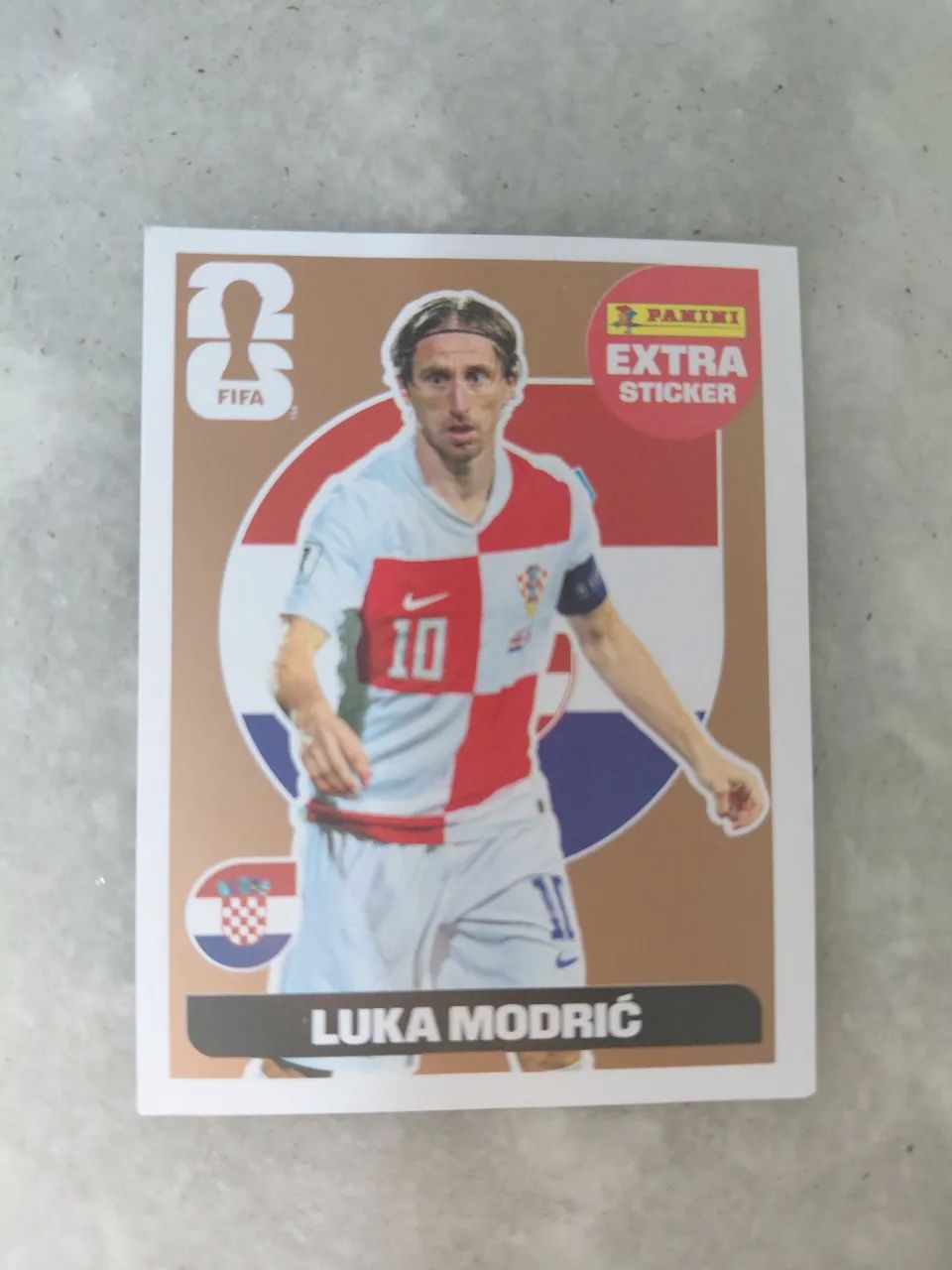 Figurinha da copa 2026 Luka Modric