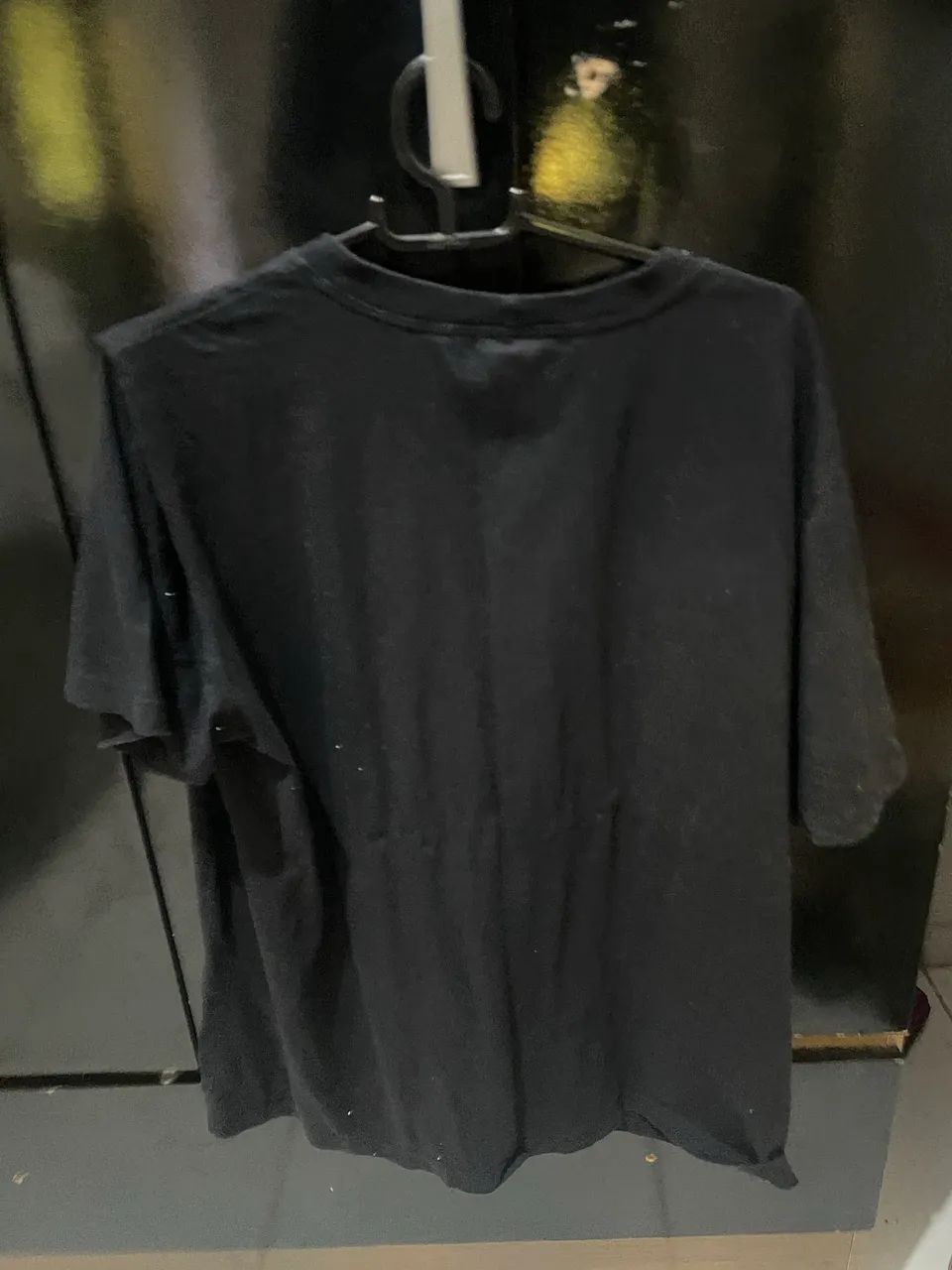 Camiseta Masculina Preta Oversized Básica - Nova - Foto 3