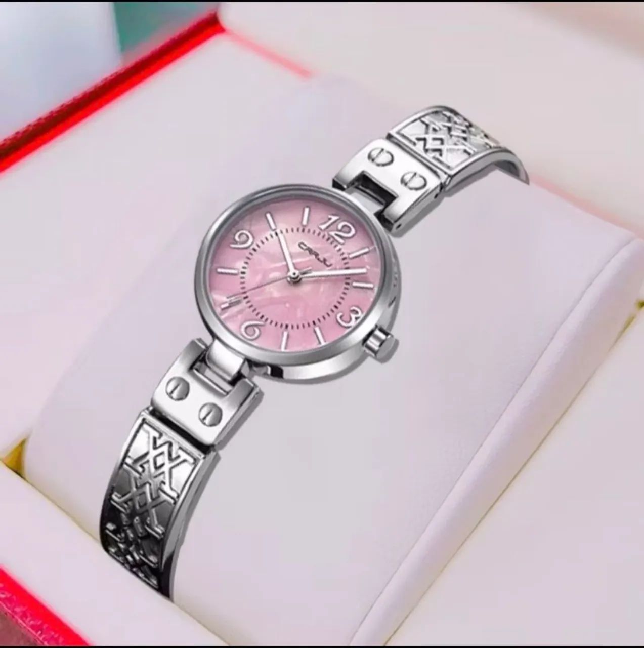 RELÓGIO FEMININO DE AÇO INOX. 