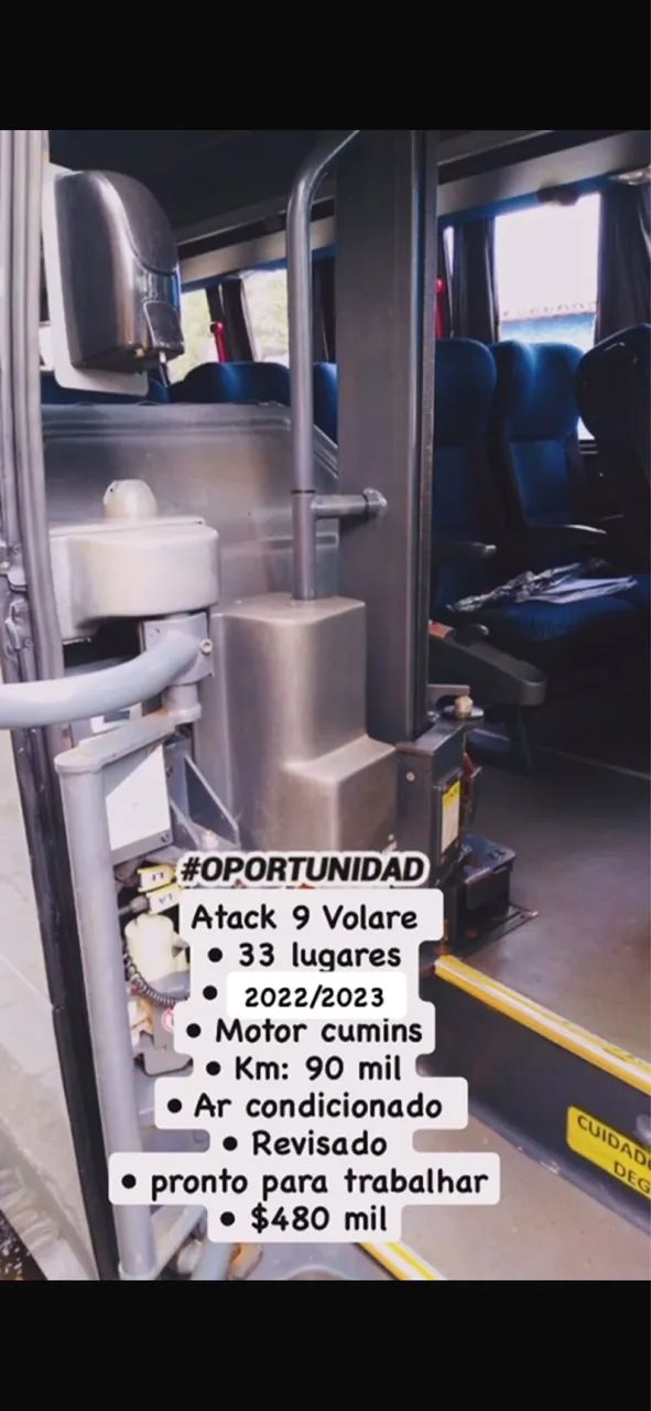 Micro Ônibus Atack 9 Volare - Foto 10