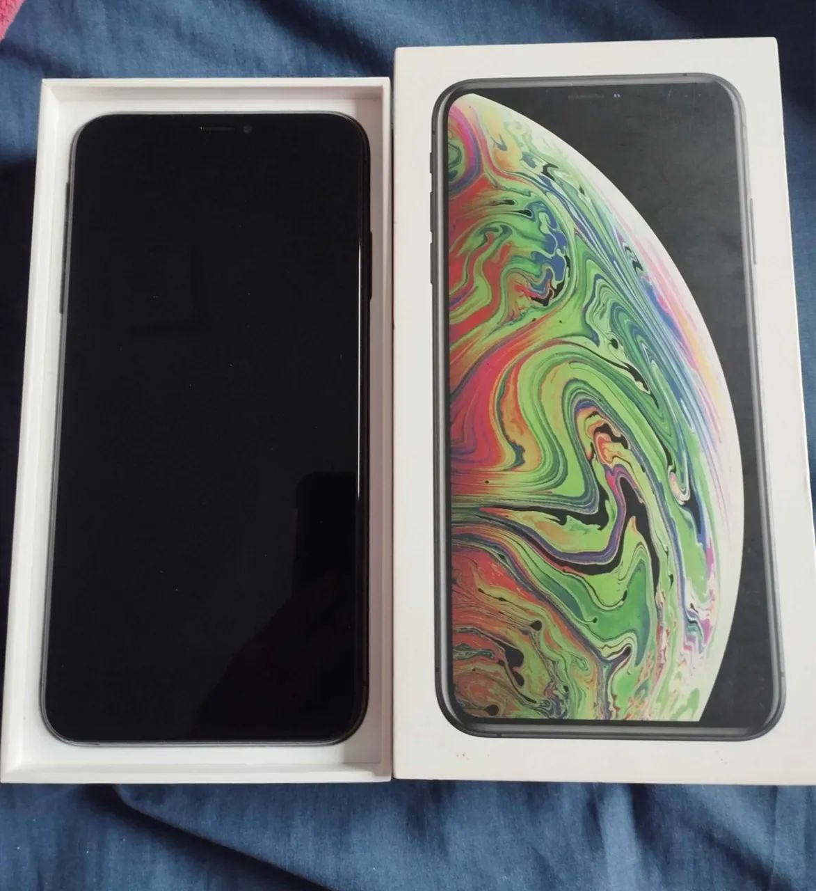 IPHONE CAIXA E NOTA FISCAL ORIGINAL (XSMAX 256gb)