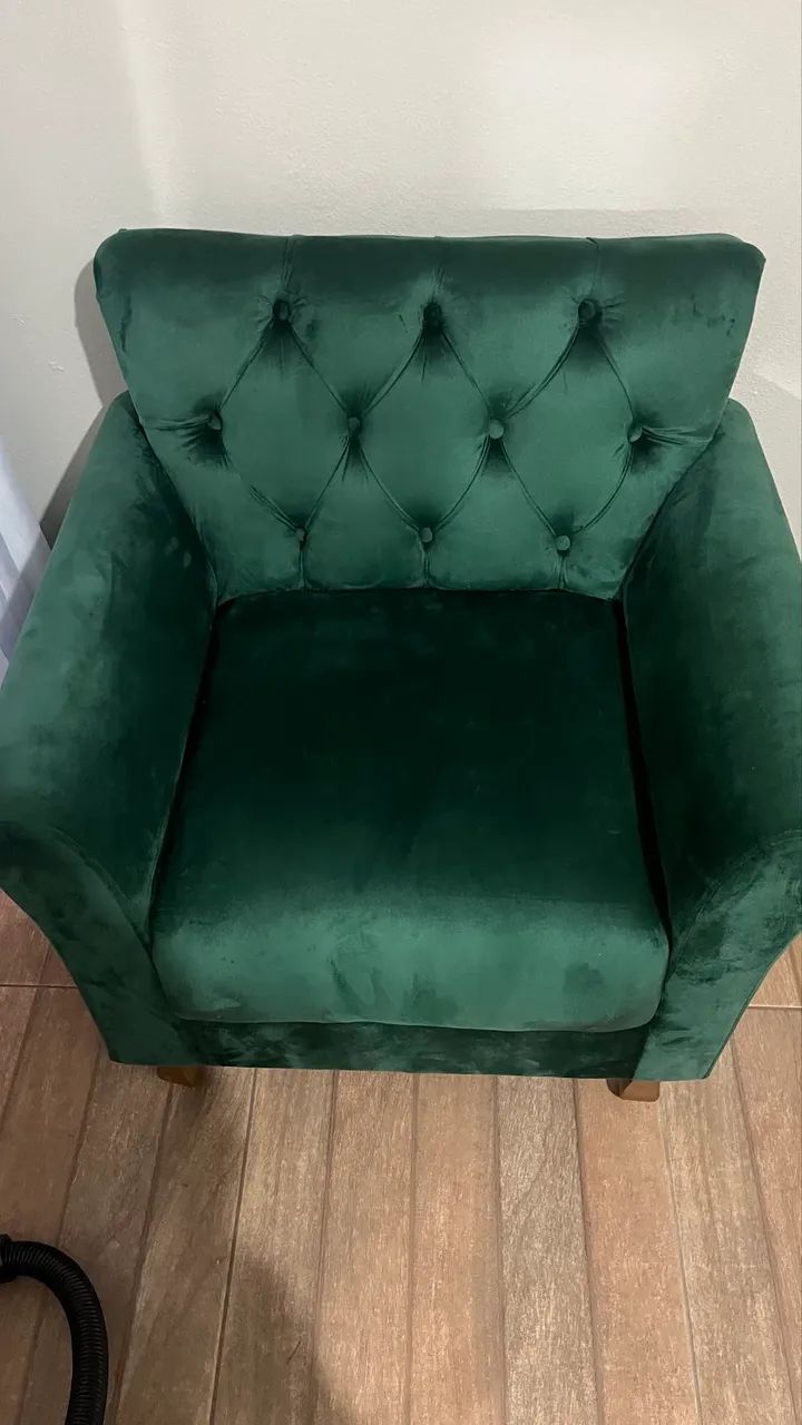 Poltrona verde musgo 