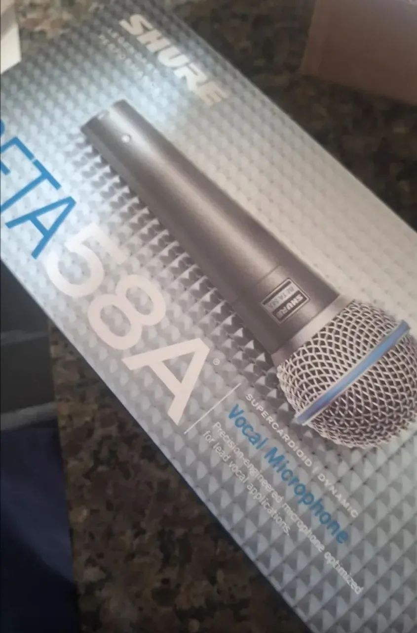 VENDO MICROFONE SHURE PROFISSIONAL  - Foto 2