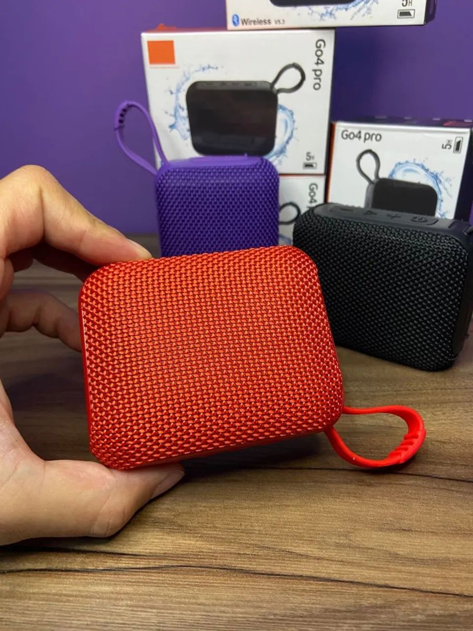 Caixa de Som Bluetooth GO4 Pro Portátil - Foto 3