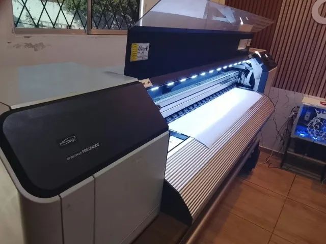 Plotter de impressão ecosolvente - impressora - Foto 3