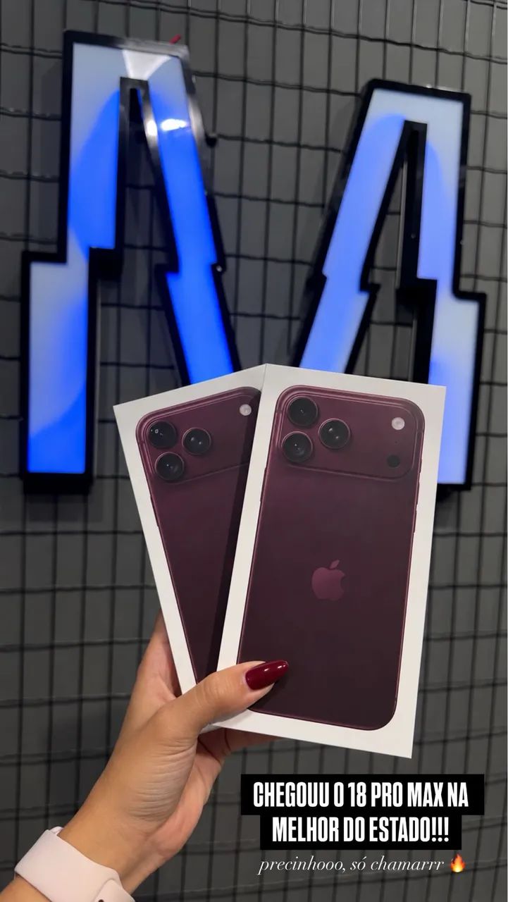 iPhone 18 Pro Max 256GB Lacrado - Loja Física