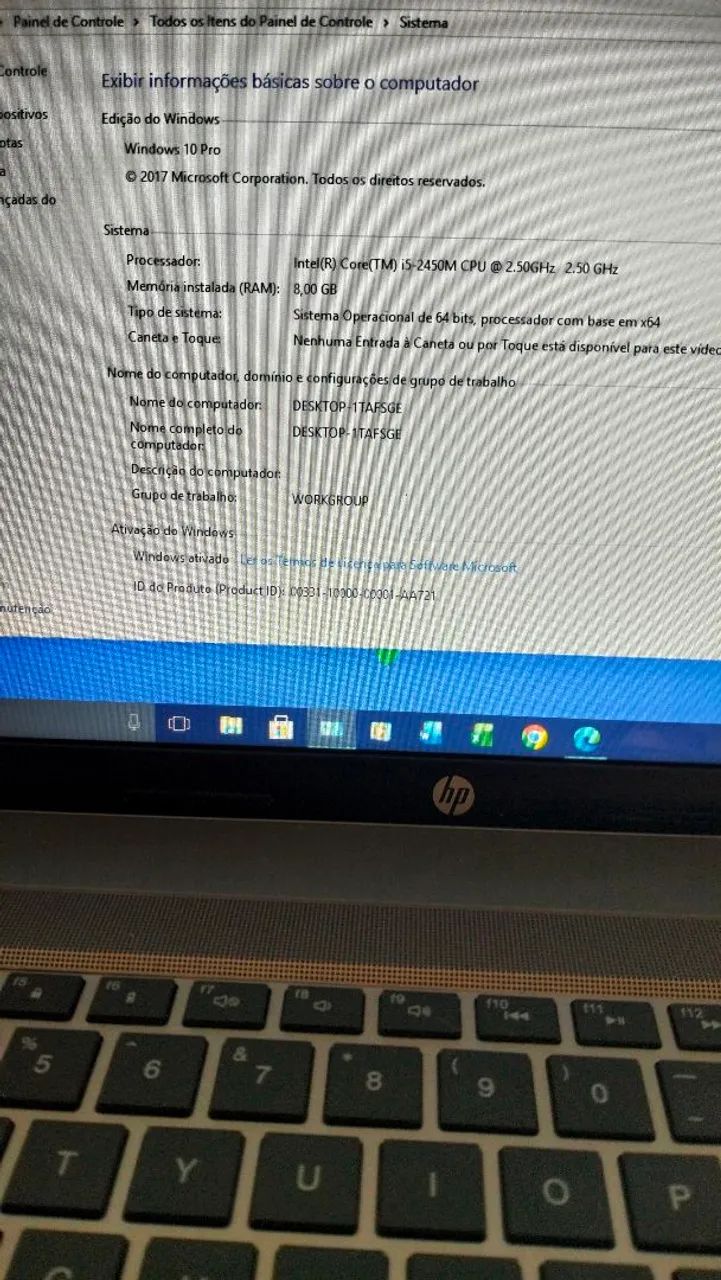 Notebook HP i5, telão 15.6 p, 8 GB RAM super rápido  - Foto 5