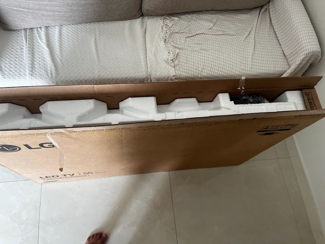 Tv 55 polegadas com a tela quebrada para vender  - Foto 3
