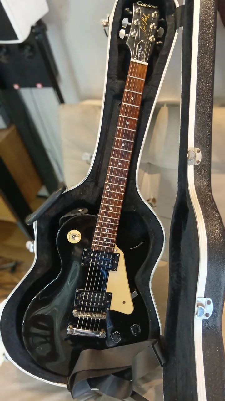 Guitarra Epiphone LP-100 com eletrica nova, regulada e revisada. - Foto 2
