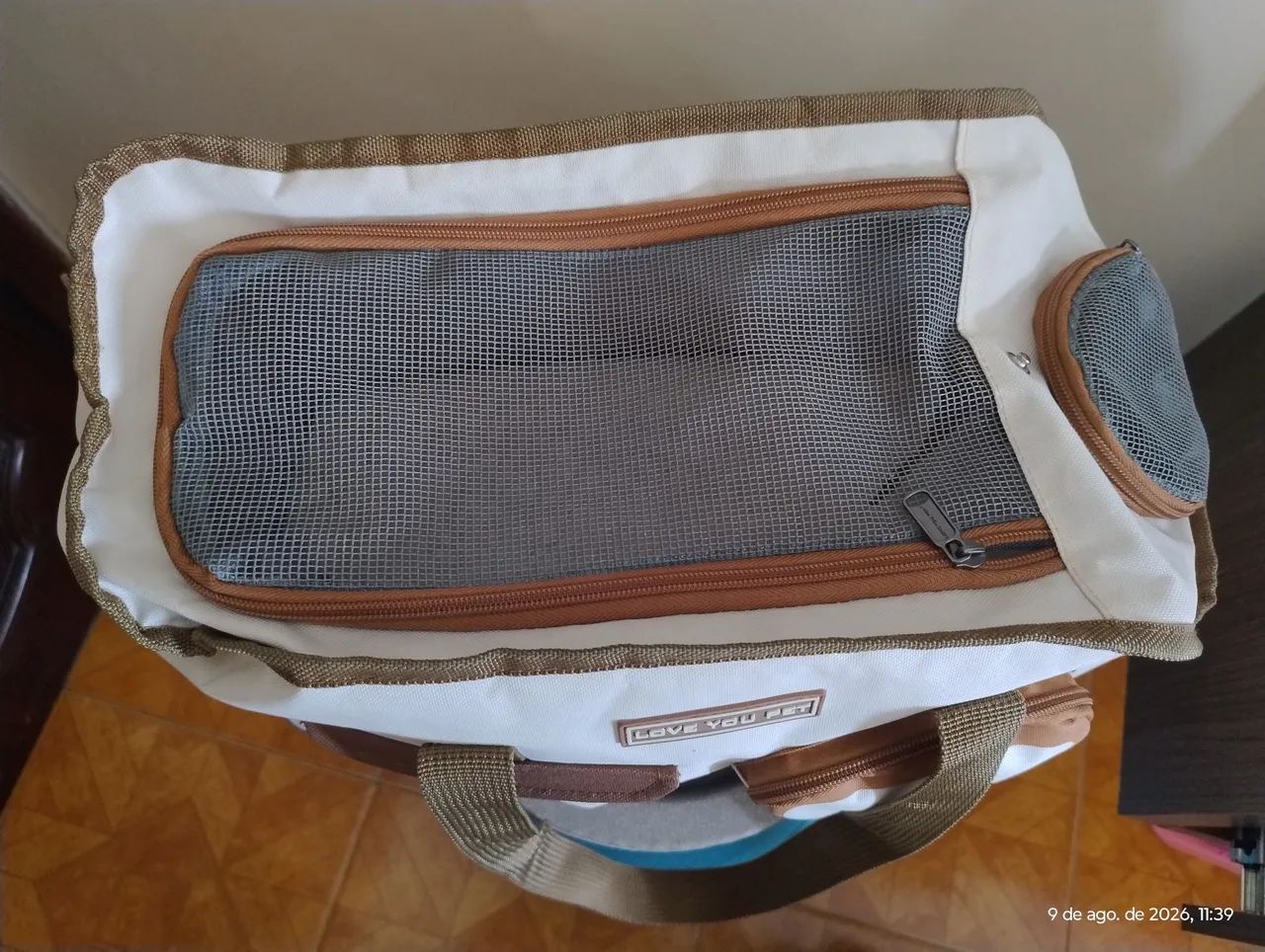 Bolsa transporte para cães pequenos 
