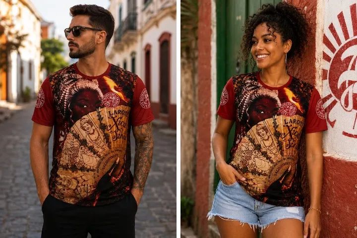 Camisa Salgueiro Carnaval 2027 - Foto 3