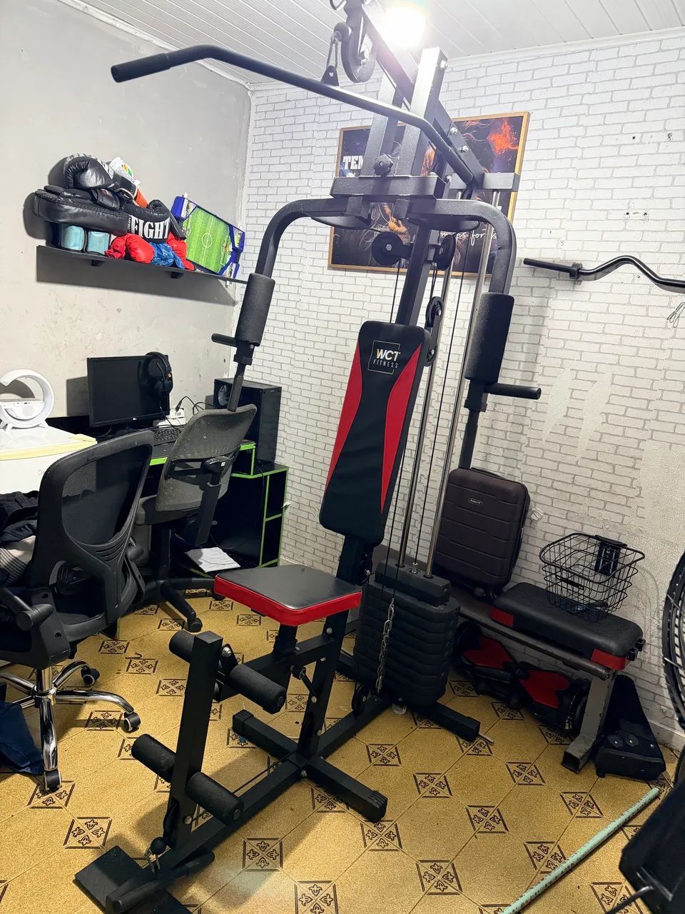 Estação de musculação 45kg wct fitness  - Foto 3