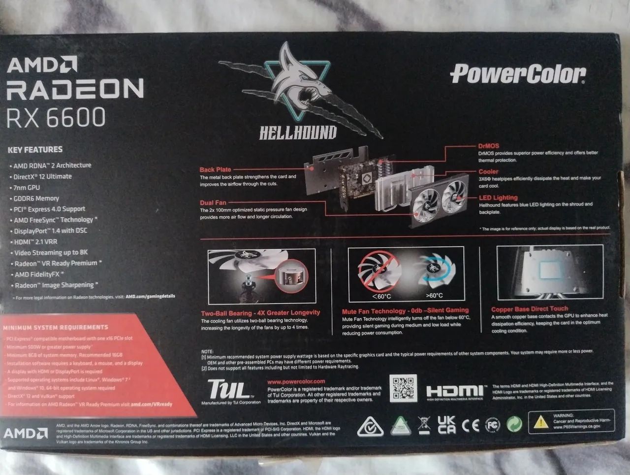 Placa de vídeo AMD RADEON RX 6600 - Foto 4